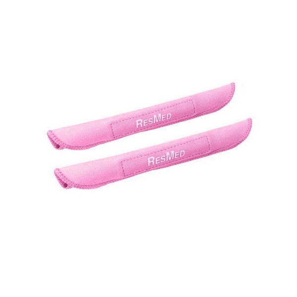 2 Pink ResMed Mask Soft Wraps